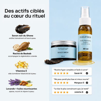 Rituel : Soin revitalisant vergeture