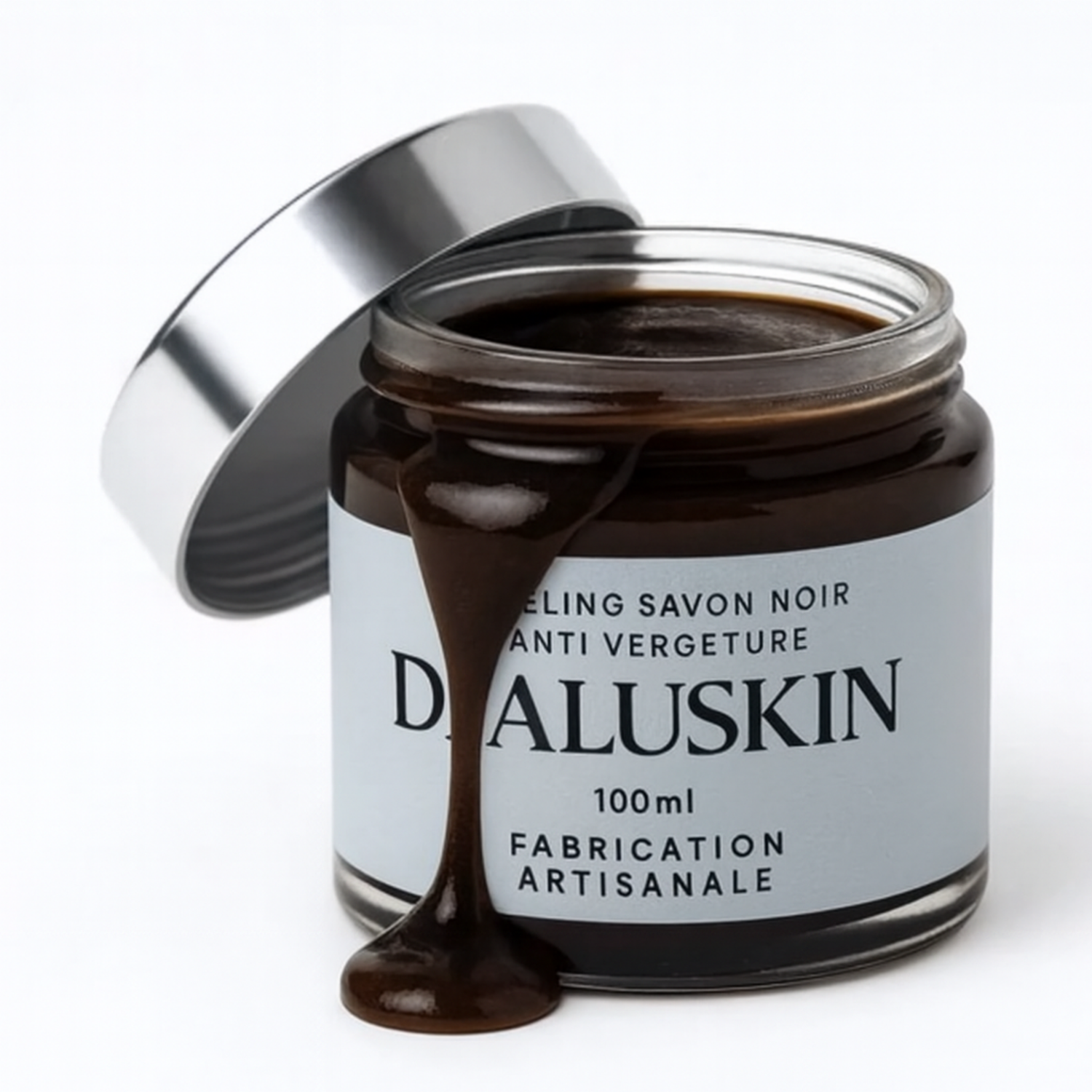 Black soap peeling anti-stretch marks
